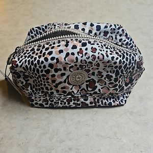 Kipling Leopard Travel Cosmetic Bag